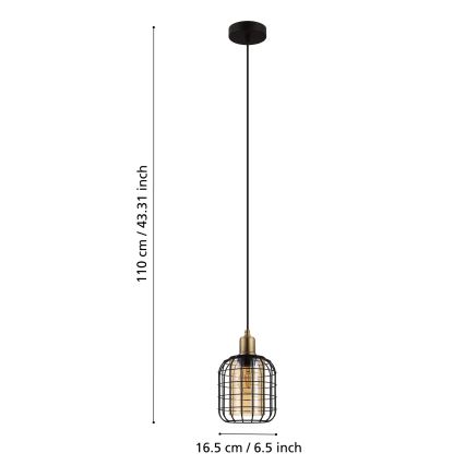 Eglo - Lustra ar auklu 1xE27/40W/230V