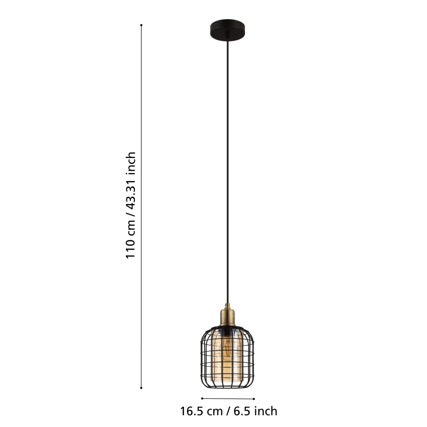 Eglo - Lustra ar auklu 1xE27/40W/230V