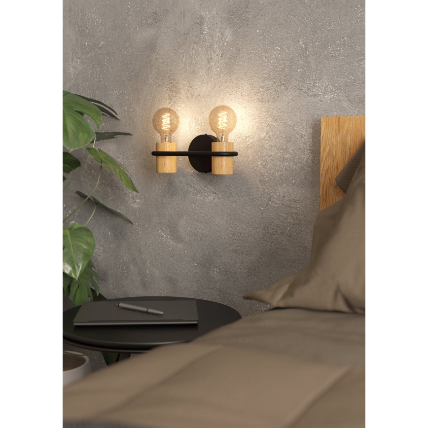 Eglo - Sienas lampa 2xE27/40W/230V