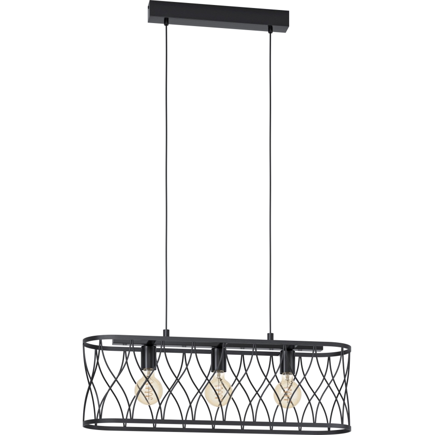Eglo - Lustra ar auklu 3xE27/40W/230V