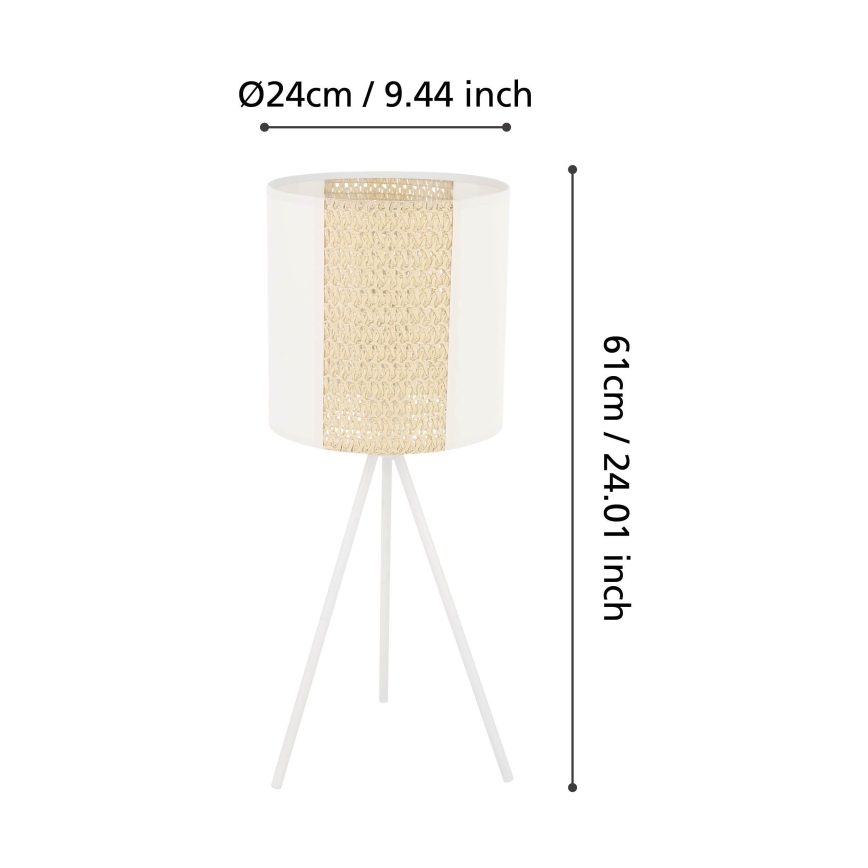 Eglo - Galda lampa 1xE27/40W/230V