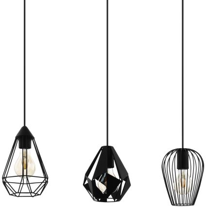 Eglo - Lustra ar auklu 3xE27/40W/230V