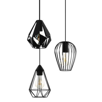 Eglo - Lustra ar auklu 3xE27/40W/230V