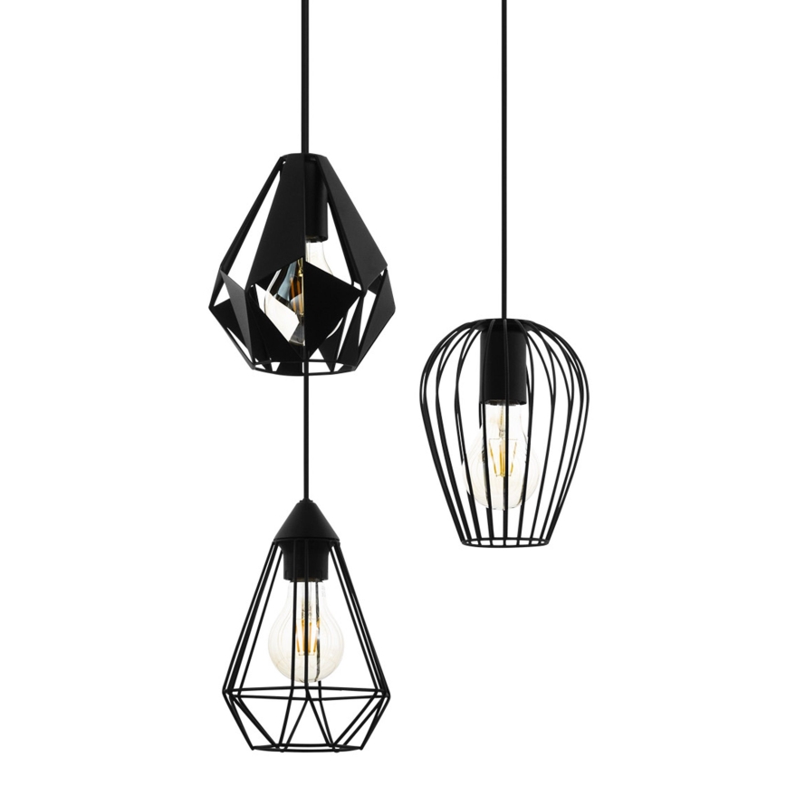 Eglo - Lustra ar auklu 3xE27/40W/230V