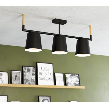 Eglo - Lustra ar stieni 3xE27/40W/230V