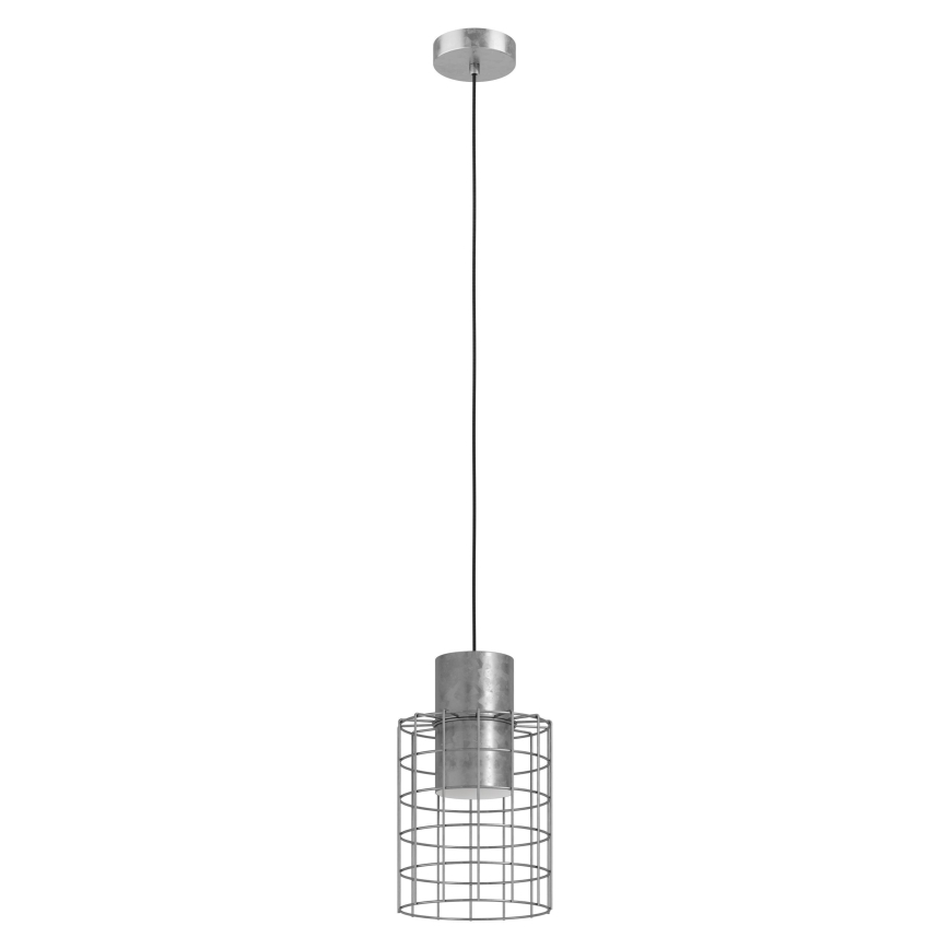 Eglo - Lustra ar auklu 1xE27/40W/230V d. 20 cm sudraba