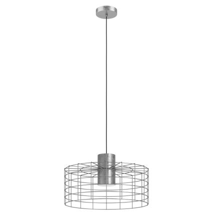 Eglo - Lustra ar auklu 1xE27/40W/230V d. 48 cm sudraba