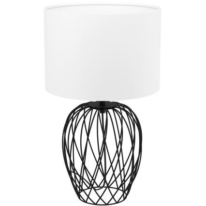 Eglo - Galda lampa 1xE27/40W/230V balta