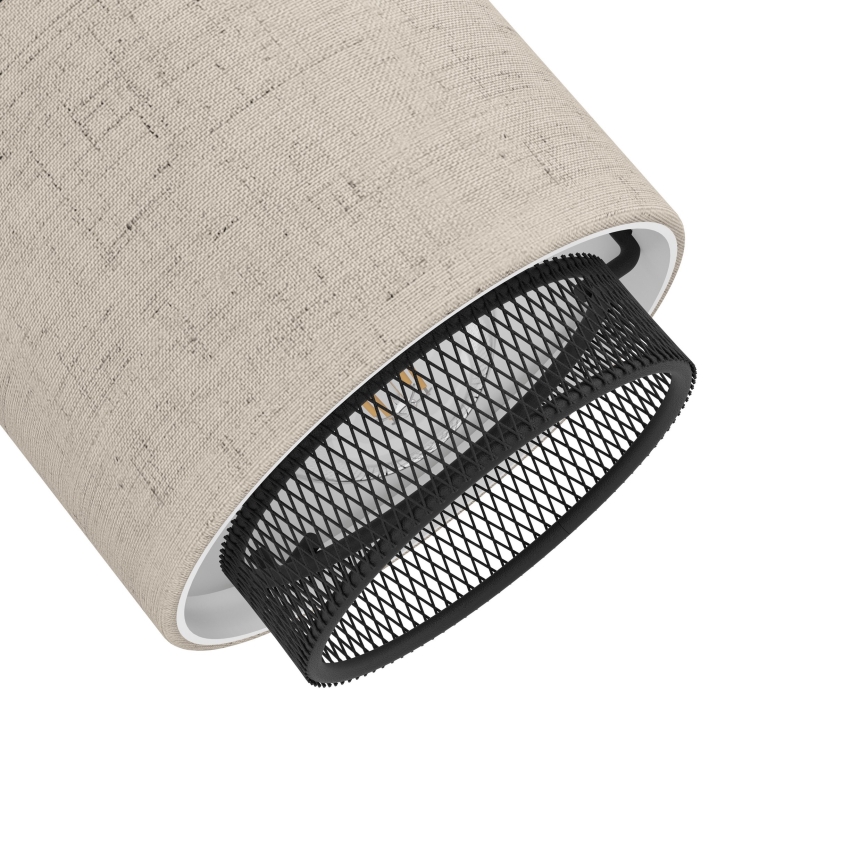 Eglo - Sienas lampa 2xE14/40W/230V melna/bēša