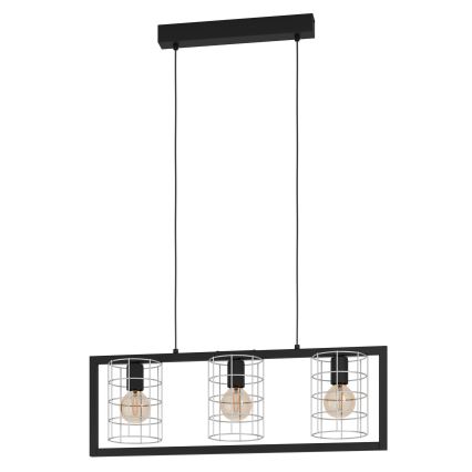 Eglo - Lustra ar auklu 3xE27/40W/230V