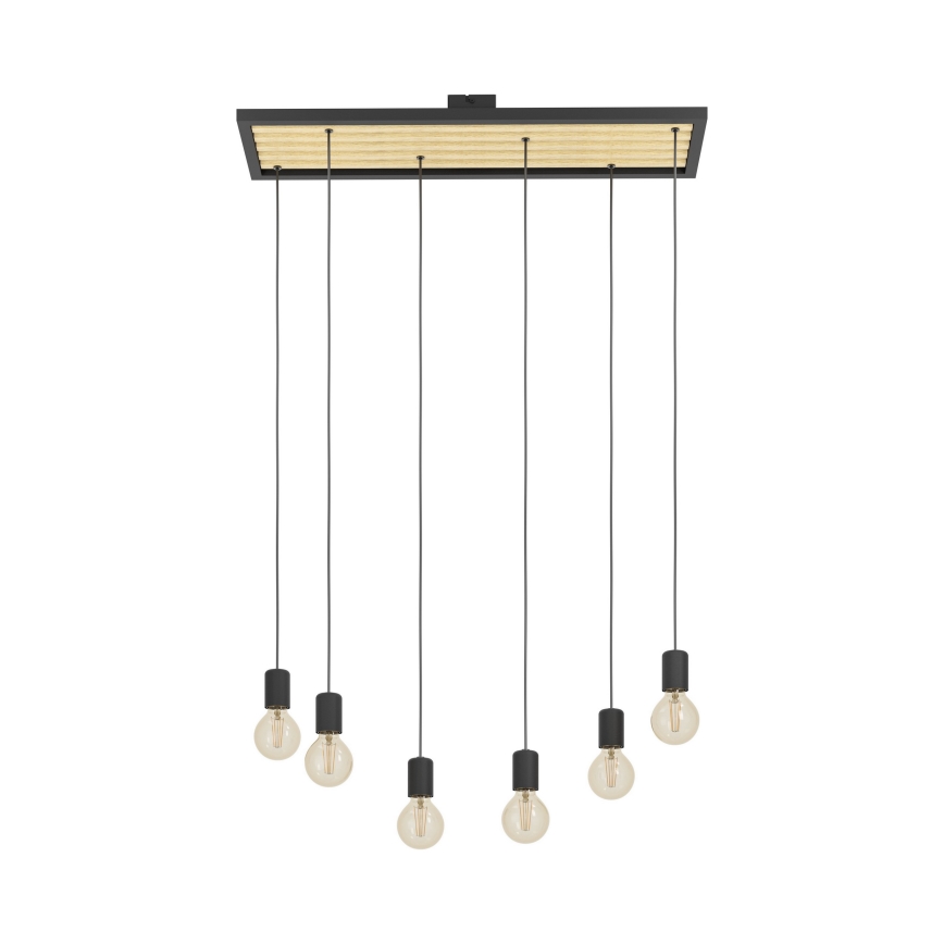 Eglo - Lustra ar auklu 6xE27/40W/230V