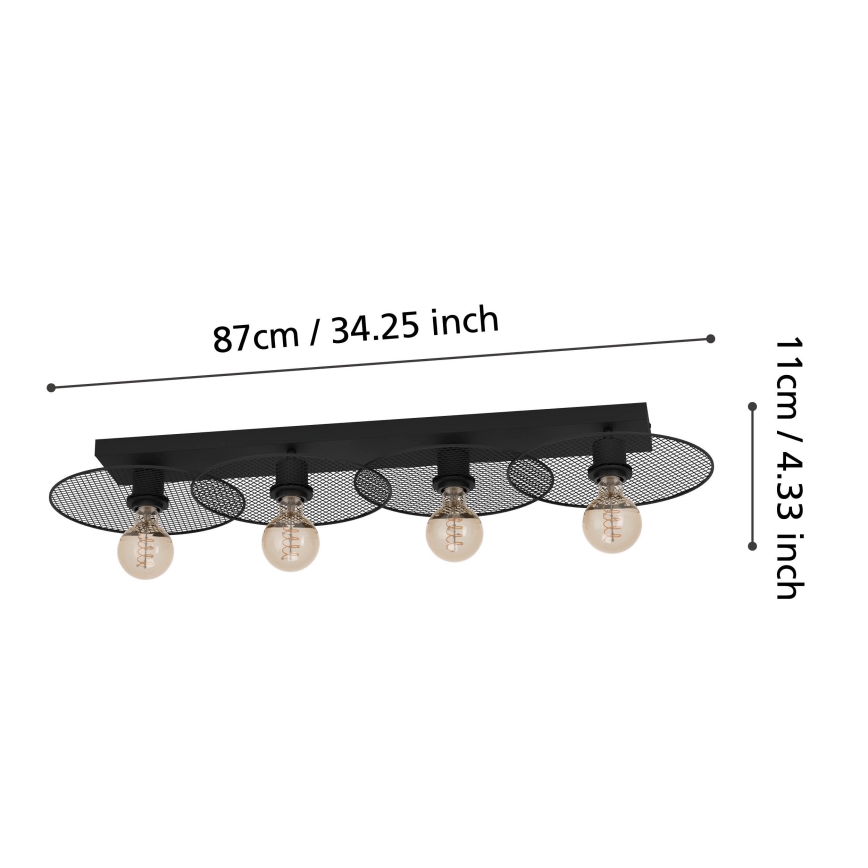 Eglo - Griestu lampa 4xE27/40W/230V