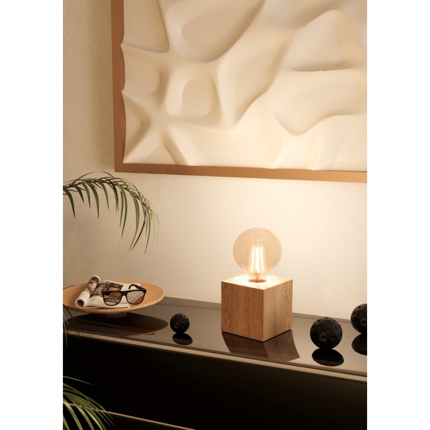 Eglo - Galda lampa 1xE27/40W/230V bēša