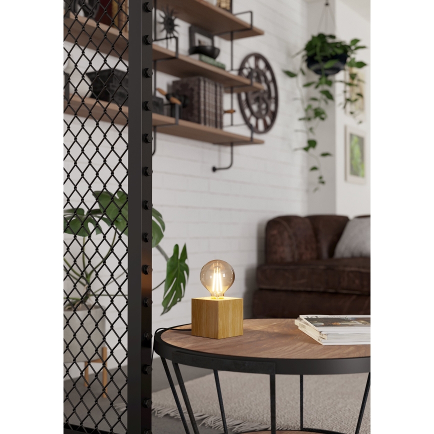 Eglo - Galda lampa 1xE27/40W/230V bēša