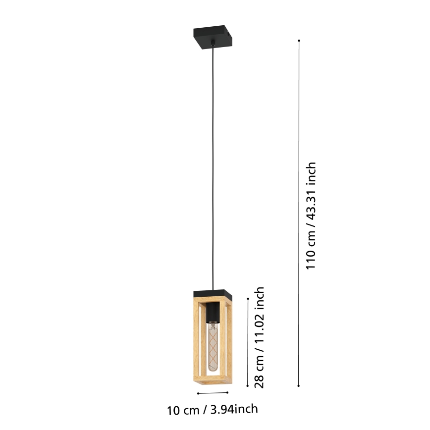 Eglo - Lustra ar auklu 1xE27/40W/230V