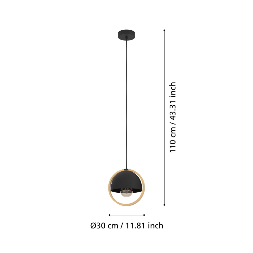 Eglo - Lustra ar auklu 1xE27/40W/230V