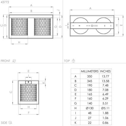 Eglo - Griestu lampa 2xE27/40W/230V