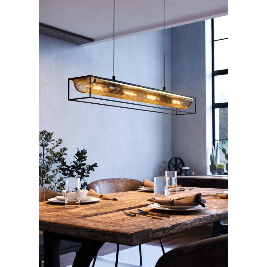 Eglo - Lustra ar auklu 4xE27/40W/230V