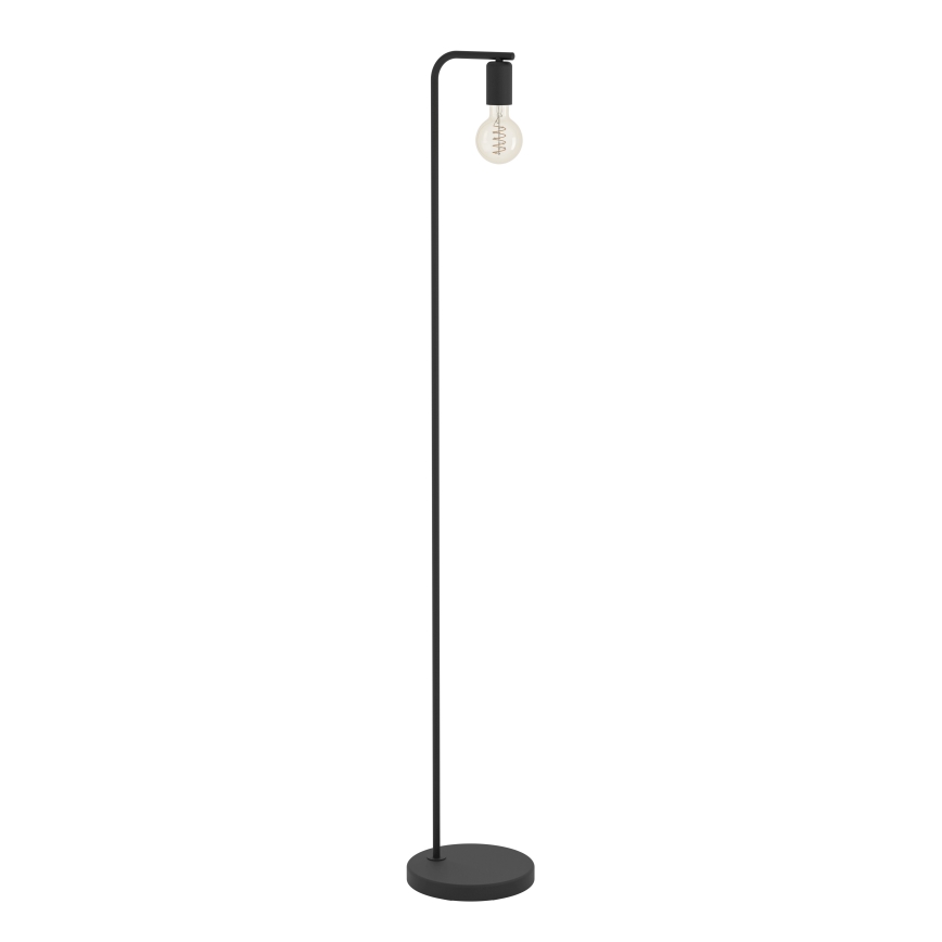 Eglo - Grīdas stāvlampa 1xE27/40W/230V melna