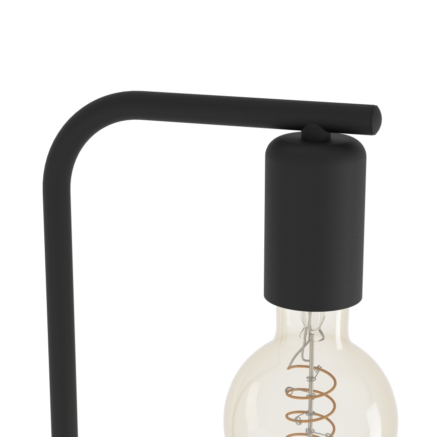Eglo - Grīdas stāvlampa 1xE27/40W/230V melna