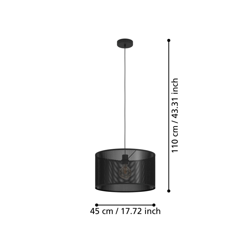 Eglo - Lustra ar auklu 1xE27/40W/230V