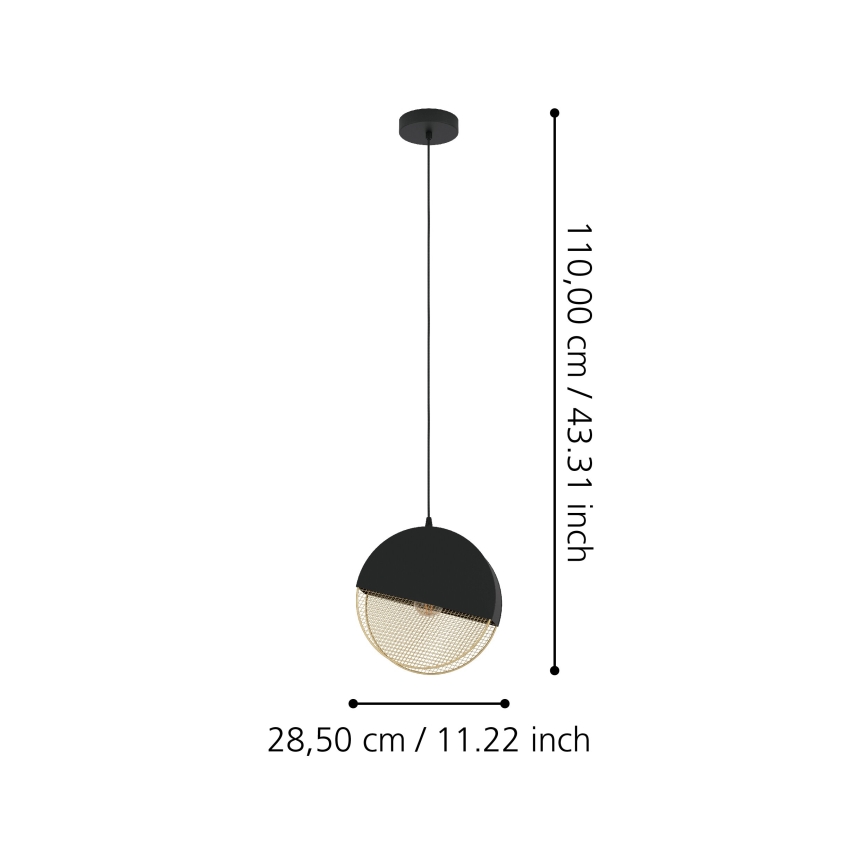 Eglo - Lustra ar auklu 1xE27/40W/230V