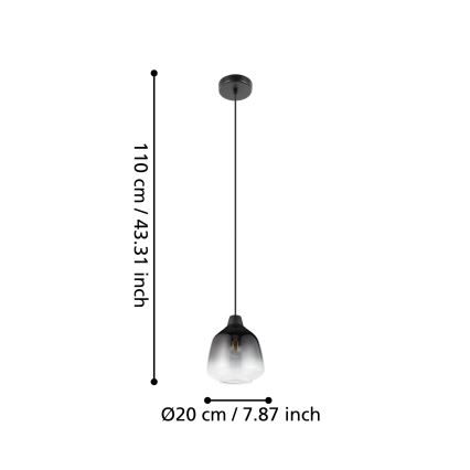 Eglo - Lustra ar auklu 1xE27/40W/230V