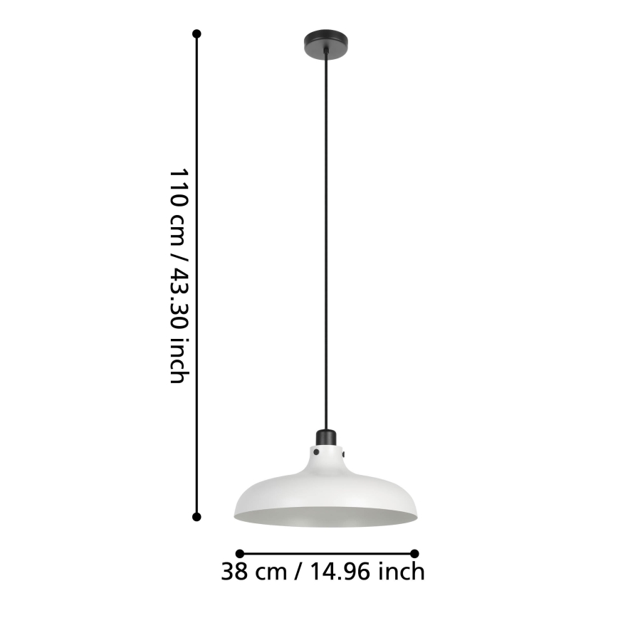 Eglo - Lustra ar auklu 1xE27/40W/230V