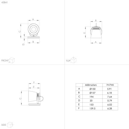 Eglo - Galda lampa 1xE27/28W/230V