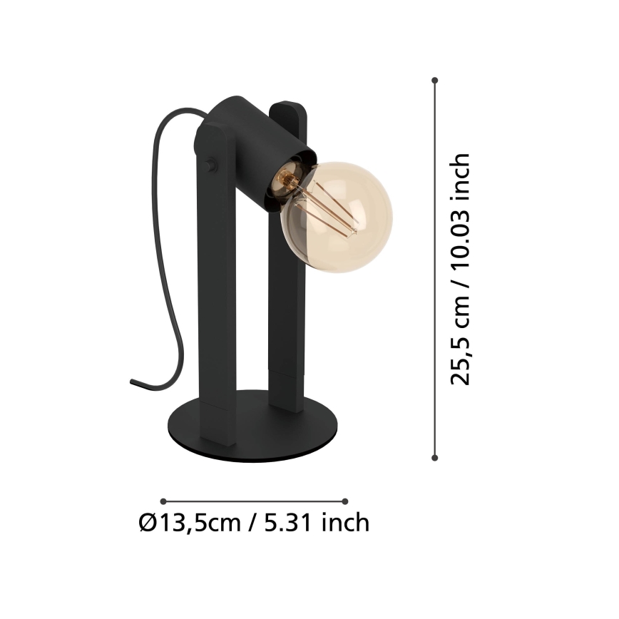 Eglo - Galda lampa 1xE27/15W/230V