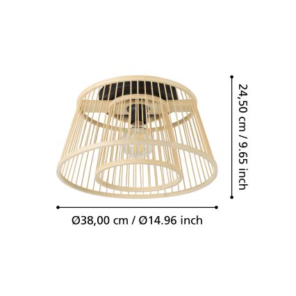 Eglo - Griestu lampa 1xE27/40W/230V