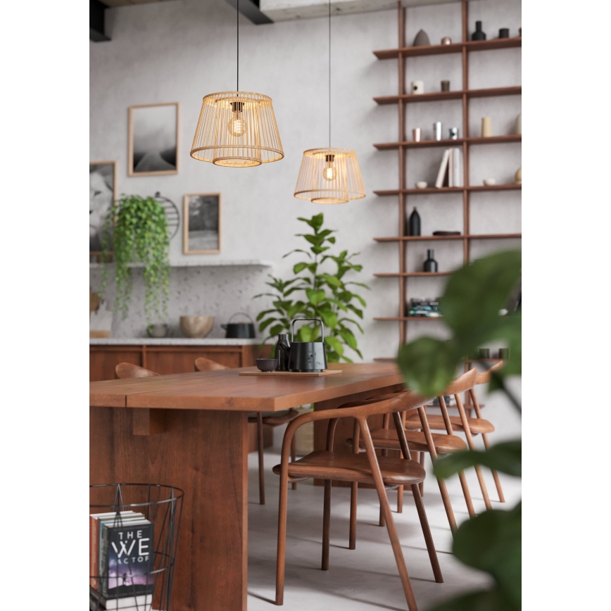 Eglo 43852 - Lustra ar auklu HYKEHAM 1xE27/40W/230V