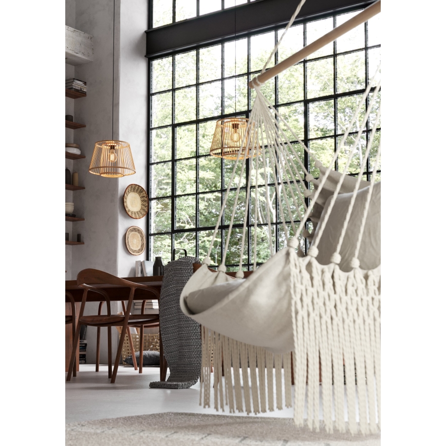 Eglo 43852 - Lustra ar auklu HYKEHAM 1xE27/40W/230V