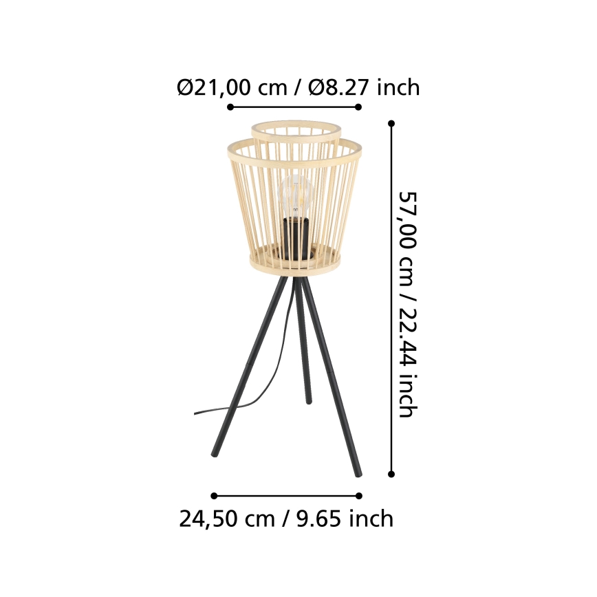 Eglo - Galda lampa 1xE27/40W/230V