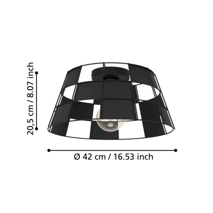 Eglo - Griestu lampa 1xE27/40W/230V