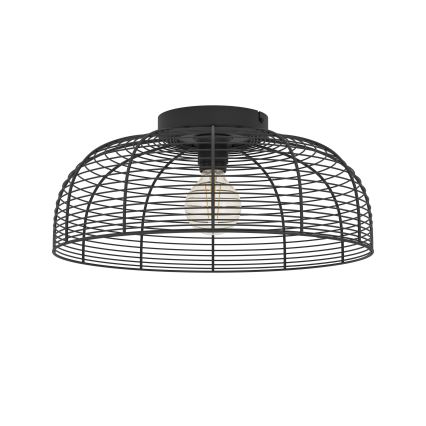 Eglo - Griestu lampa 1xE27/40W/230V melna