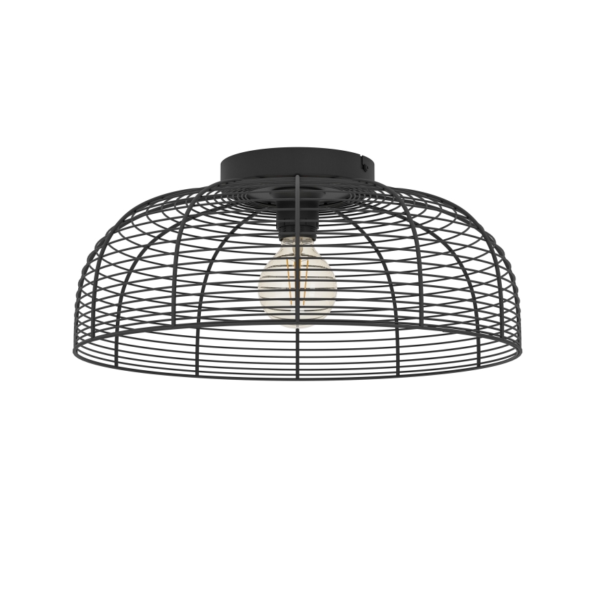 Eglo - Griestu lampa 1xE27/40W/230V melna