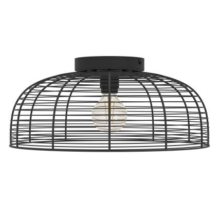 Eglo - Griestu lampa 1xE27/40W/230V melna