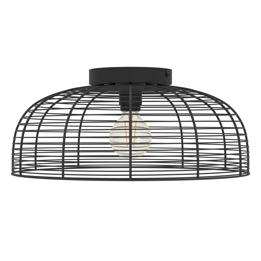 Eglo - Griestu lampa 1xE27/40W/230V melna