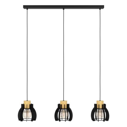 Eglo - Lustra ar auklu 3xE27/40W/230V