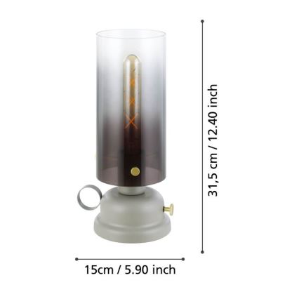 Eglo - Galda lampa 1xE27/40W/230V