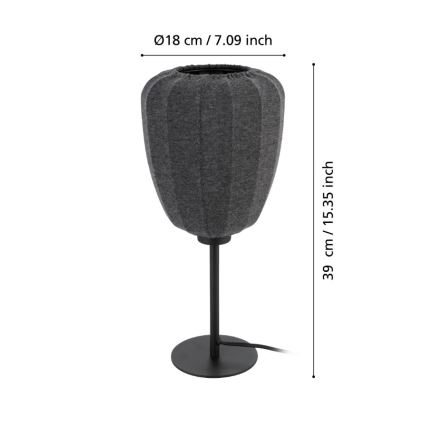 Eglo - Galda lampa 1xE27/40W/230V