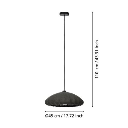 Eglo - Lustra ar auklu 1xE27/40W/230V d. 45 cm