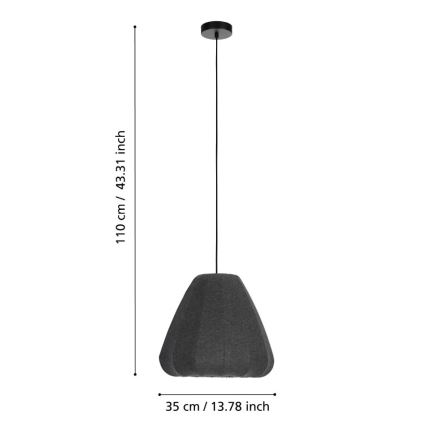 Eglo - Lustra ar auklu 1xE27/40W/230V d. 35 cm