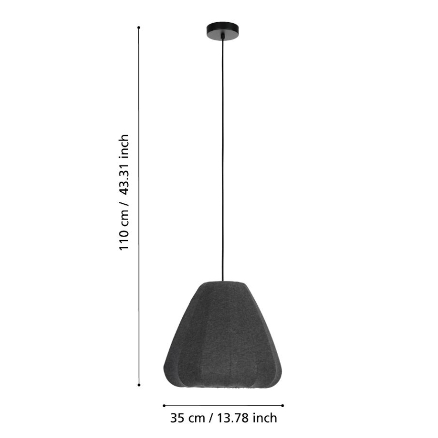 Eglo - Lustra ar auklu 1xE27/40W/230V d. 35 cm