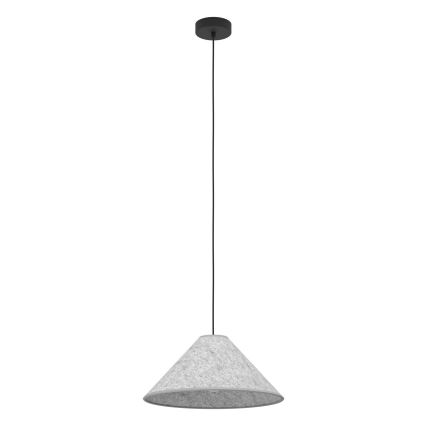 Eglo - Lustra ar auklu 1xE27/40W/230V pelēka