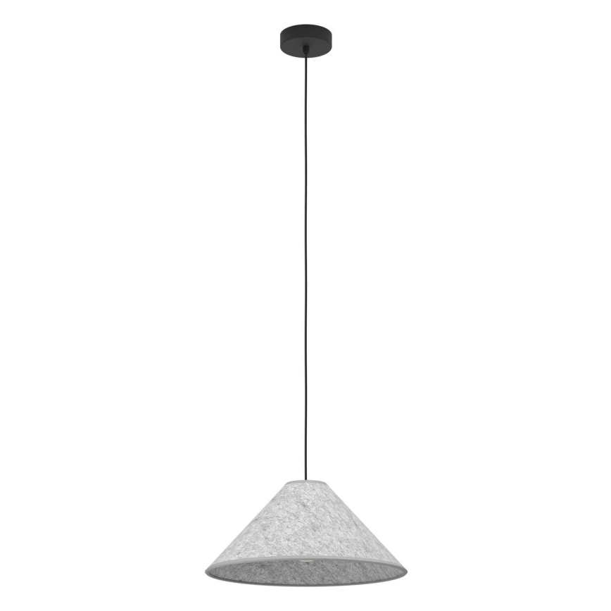 Eglo - Lustra ar auklu 1xE27/40W/230V pelēka