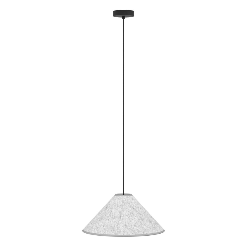 Eglo - Lustra ar auklu 1xE27/40W/230V pelēka