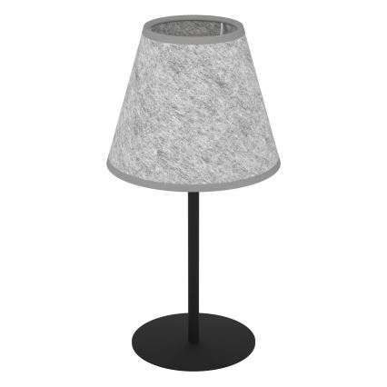 Eglo - Galda lampa 1xE27/40W/230V pelēka