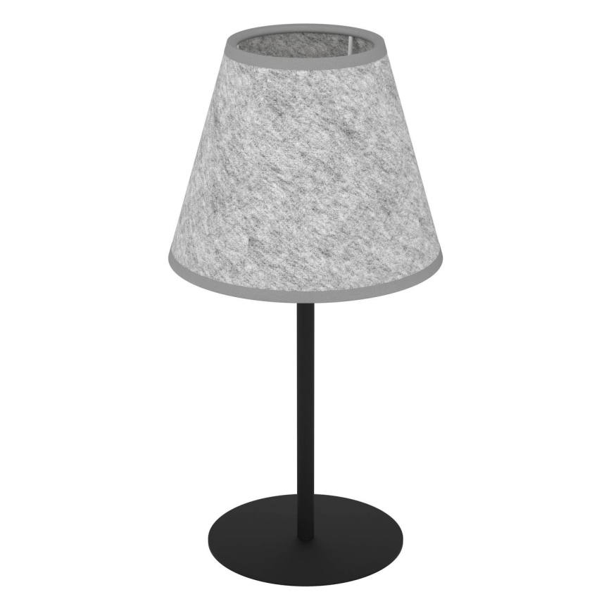 Eglo - Galda lampa 1xE27/40W/230V pelēka